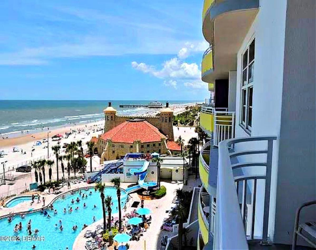 1 Bedroom Direct Oceanfront Condo Wyndham Ocean Walk Resort - Daytona Funland 703 Daytona Beach Exterior foto