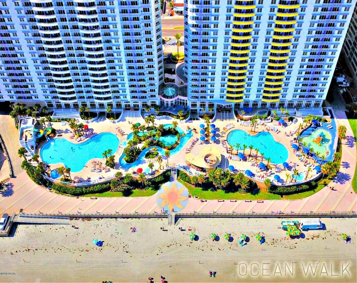 1 Bedroom Direct Oceanfront Condo Wyndham Ocean Walk Resort - Daytona Funland 703 Daytona Beach Exterior foto